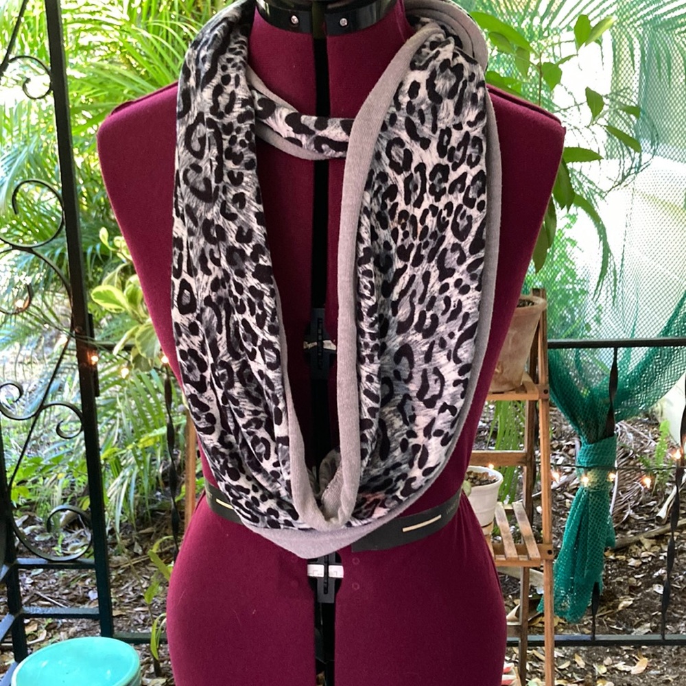 Animal print scarf